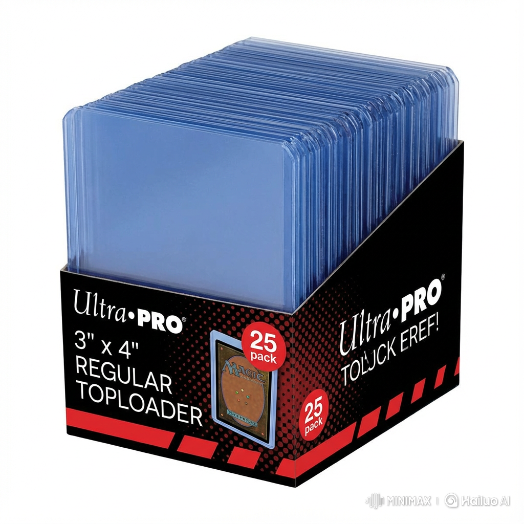 Ultra Pro Regular Toploader 63.5 mm x 88.9 mm (3 'x 4') Cartón– Pack of 25