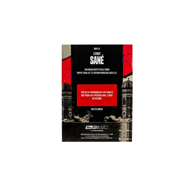 TOPPS LEROY SANÉ PATCH 046/250